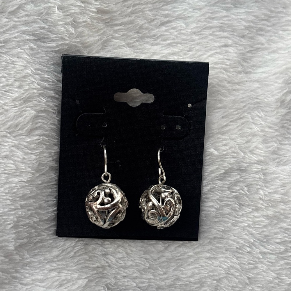 Elegant Silver Dangle Earrings